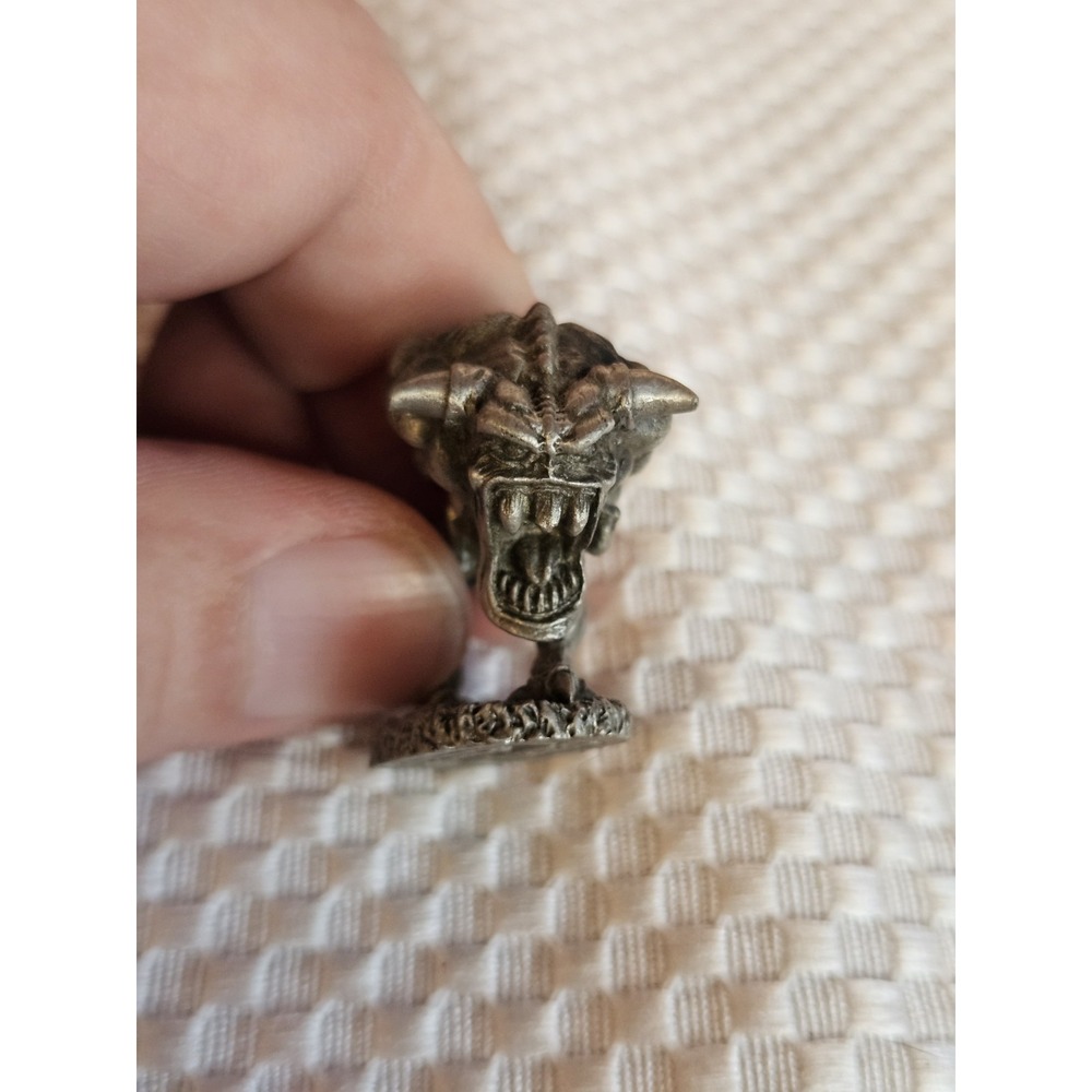 Vintage 1997 Reaper Miniatures DOOM Pinky Demon Pewter Figure Metal Loose id...